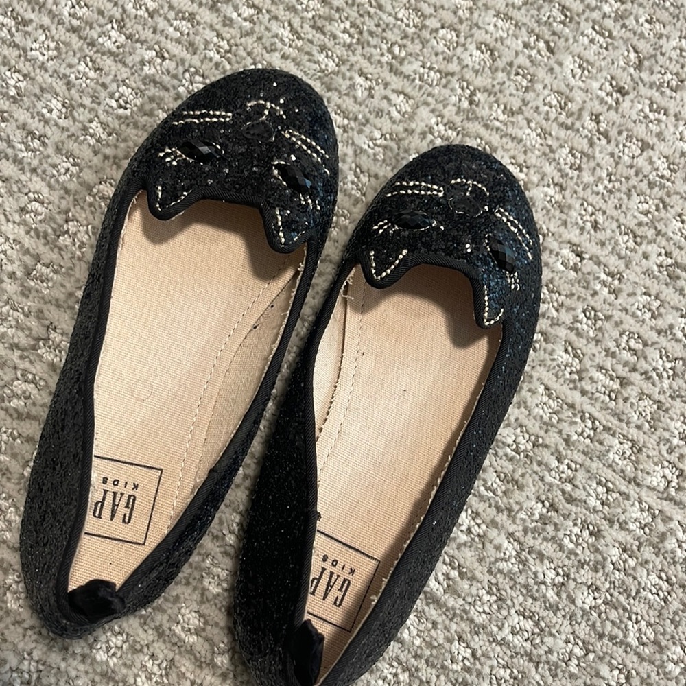 Gap kids sparkly kitty cat flats - ADORABLE